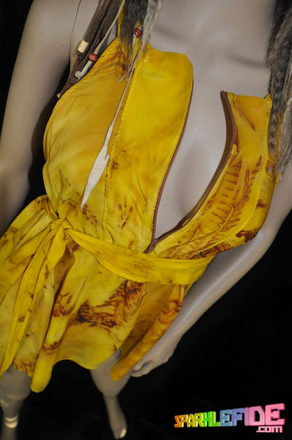 Rusted Sunshine Silk Flow Top