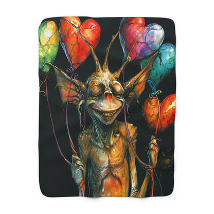 Bassin Bristlecone Brook- Banshee Fleece Blanket,  Sherpa Blanket,  Rainbow Blanket