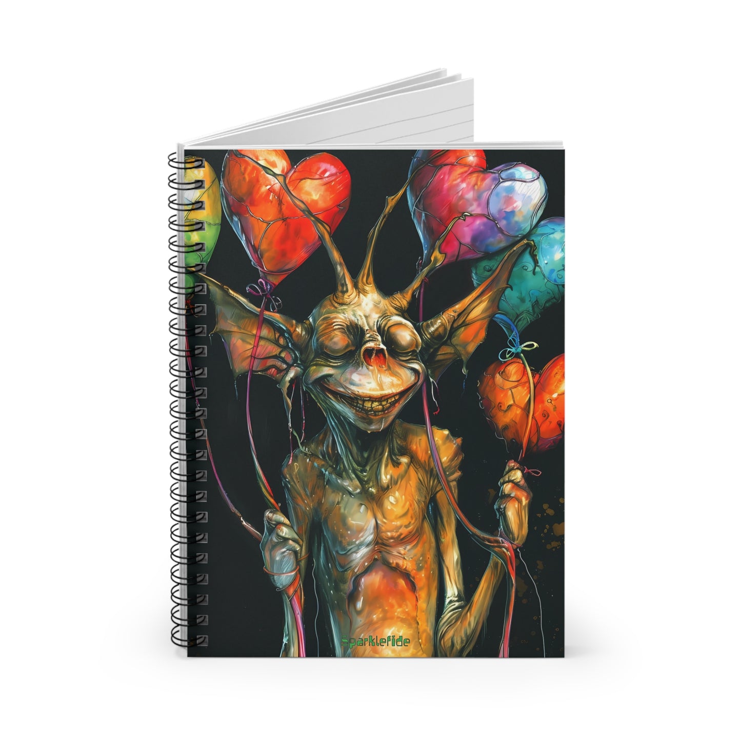 Bassin Bristlecone Brook-banshee Notebook, Spiral Notebook,  Vision Notebook