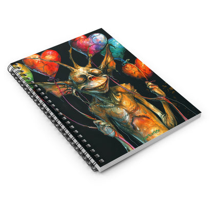 Bassin Bristlecone Brook-banshee Notebook, Spiral Notebook,  Vision Notebook