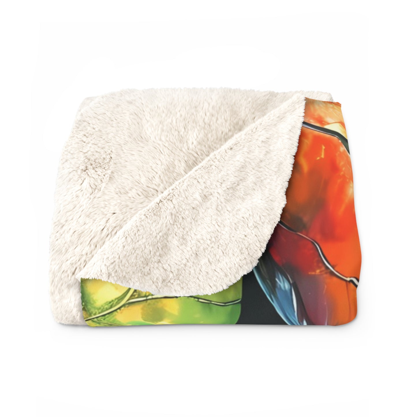 Bassin Bristlecone Brook- Banshee Fleece Blanket,  Sherpa Blanket,  Rainbow Blanket