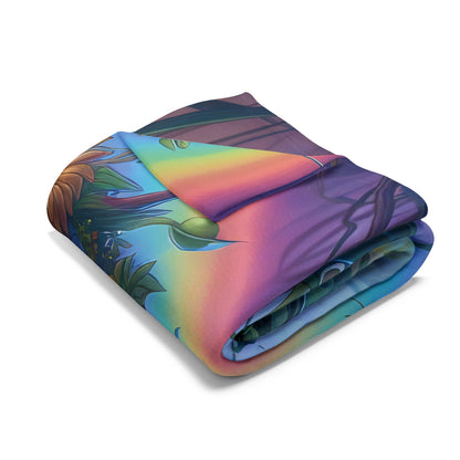 Earth Warrior Fleece Baby Blanket