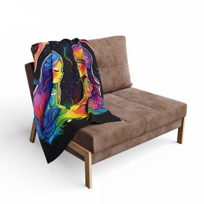Prism Sisters Fleece Baby Blanket