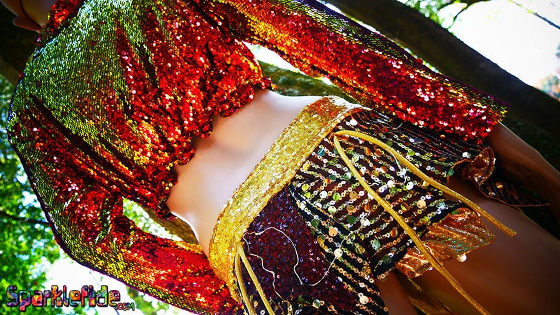 LED Gold Rush Skirt Wrap
