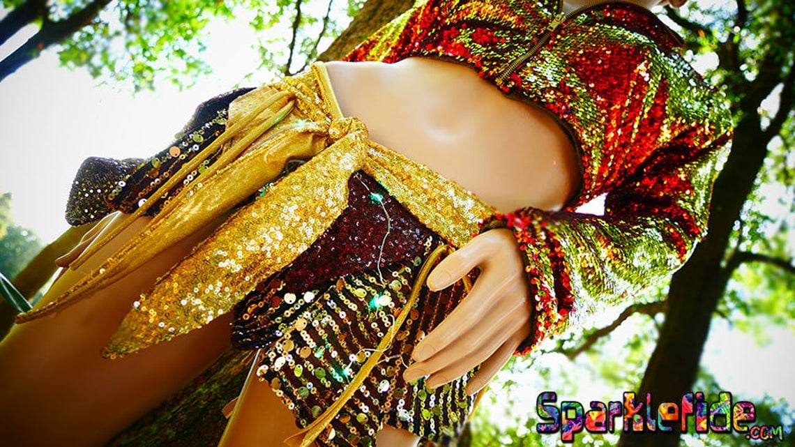 LED Gold Rush Skirt Wrap