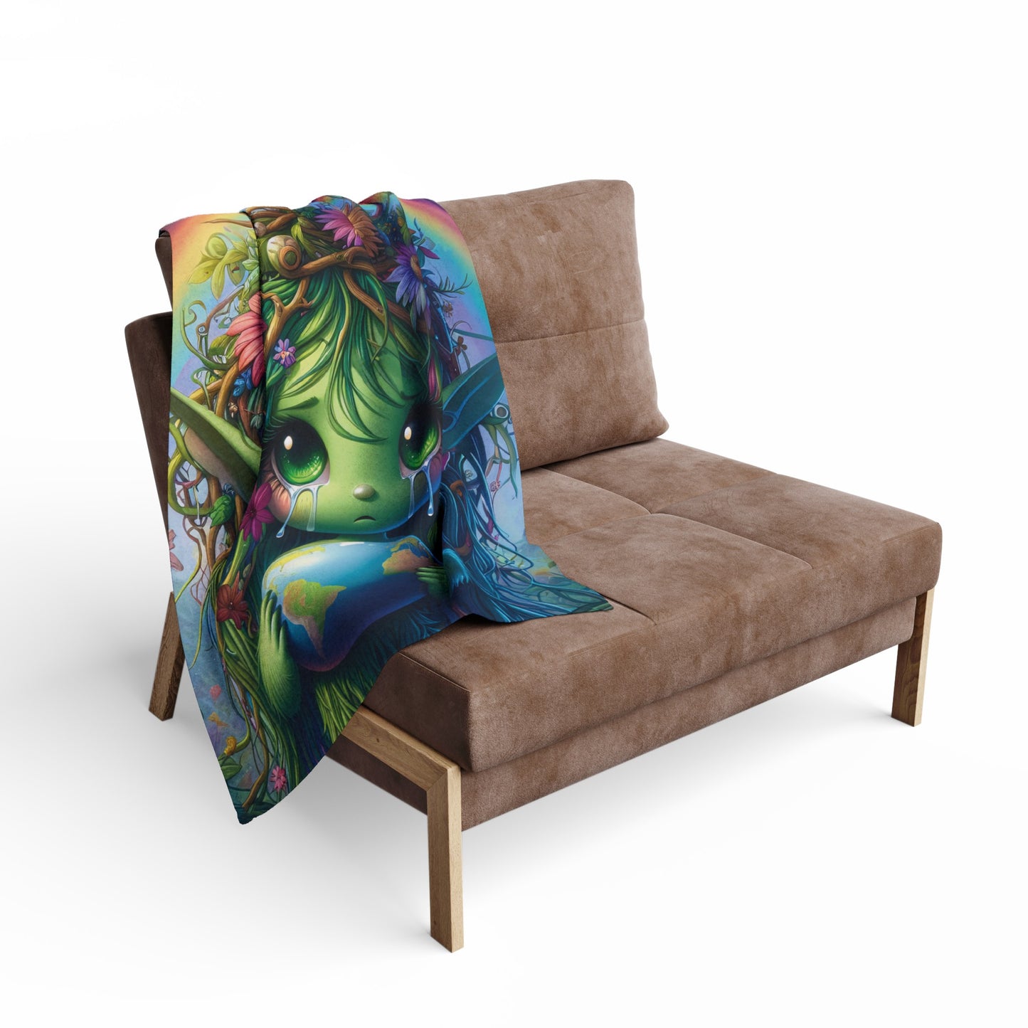 Earth Warrior Fleece Baby Blanket