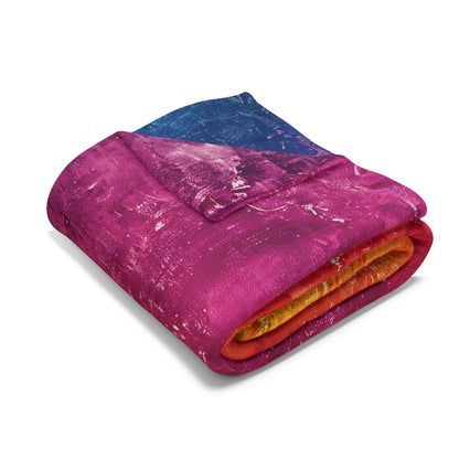 Rainbow Prism Fleece Baby Blanket