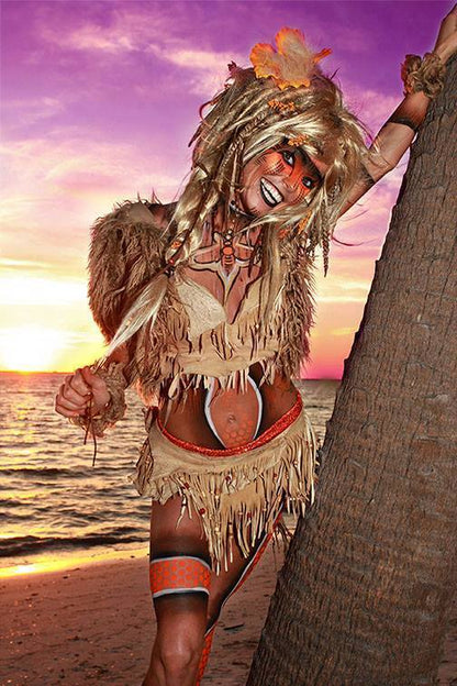 Tribal Skirt Wrap