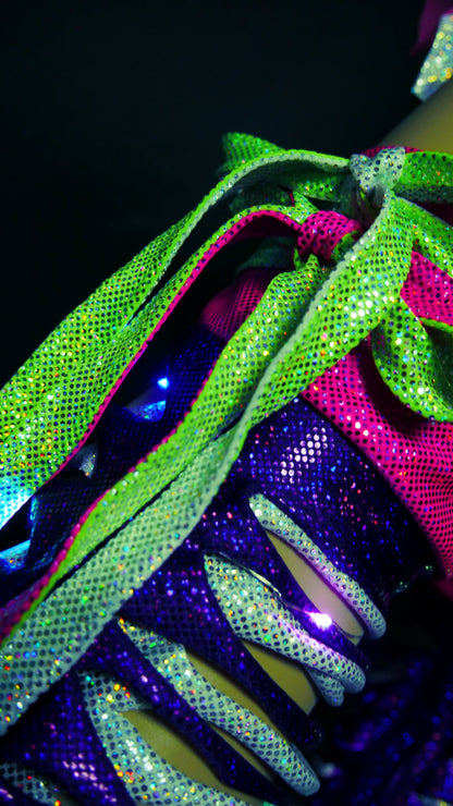 LED Inner Glow Cosmic Boot Covers