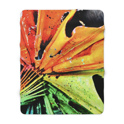 Fea Haven Fleece Blanket,  Sherpa Blanket,  Rainbow Blanket