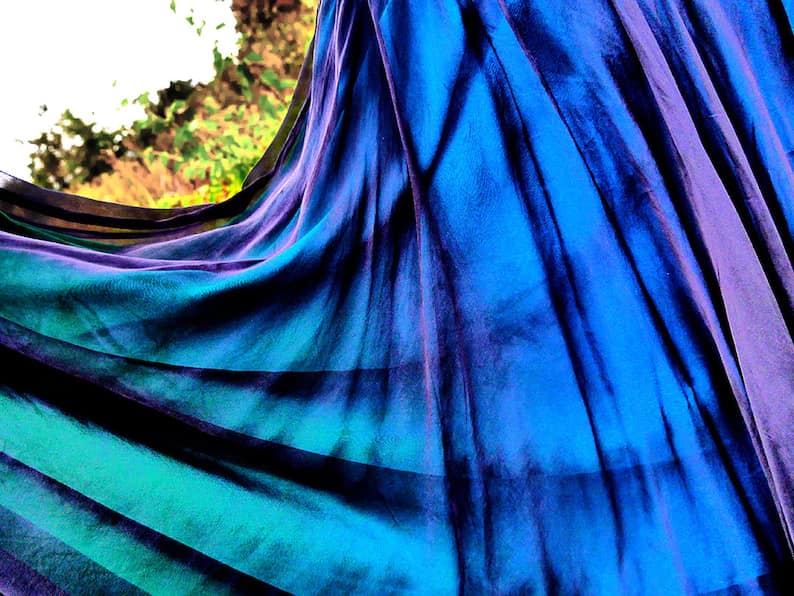 Will-o'-the-wisp Gothic Silk Wedding Dress