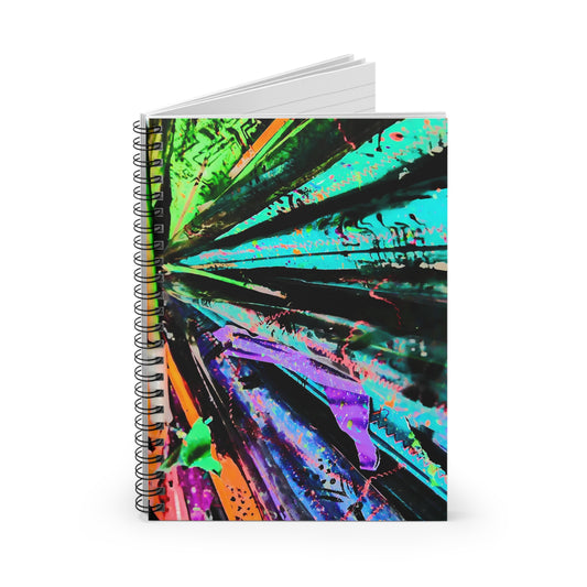 Brolly Up-close Rainbow Notebook, Spiral Notebook,  Vision Notebook