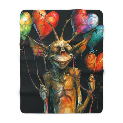 Bassin Bristlecone Brook- Banshee Fleece Blanket,  Sherpa Blanket,  Rainbow Blanket