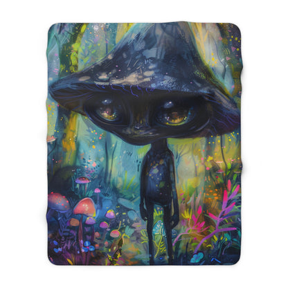 Darkle Festival Blanket, Fleece Blanket, Sherpa Blanket, Rainbow Blanket