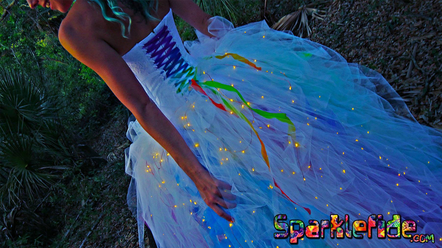 Custom Rainbow Wedding Dresses