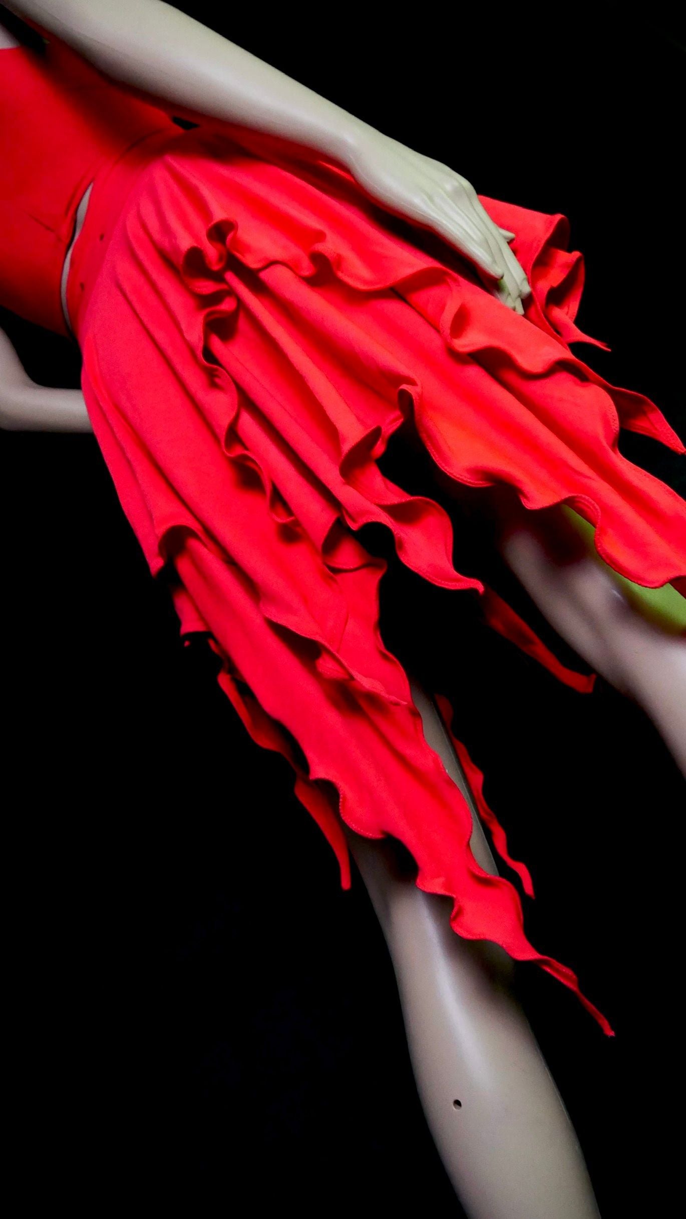 Enchanted Coral Fairy Bamboo Skirt