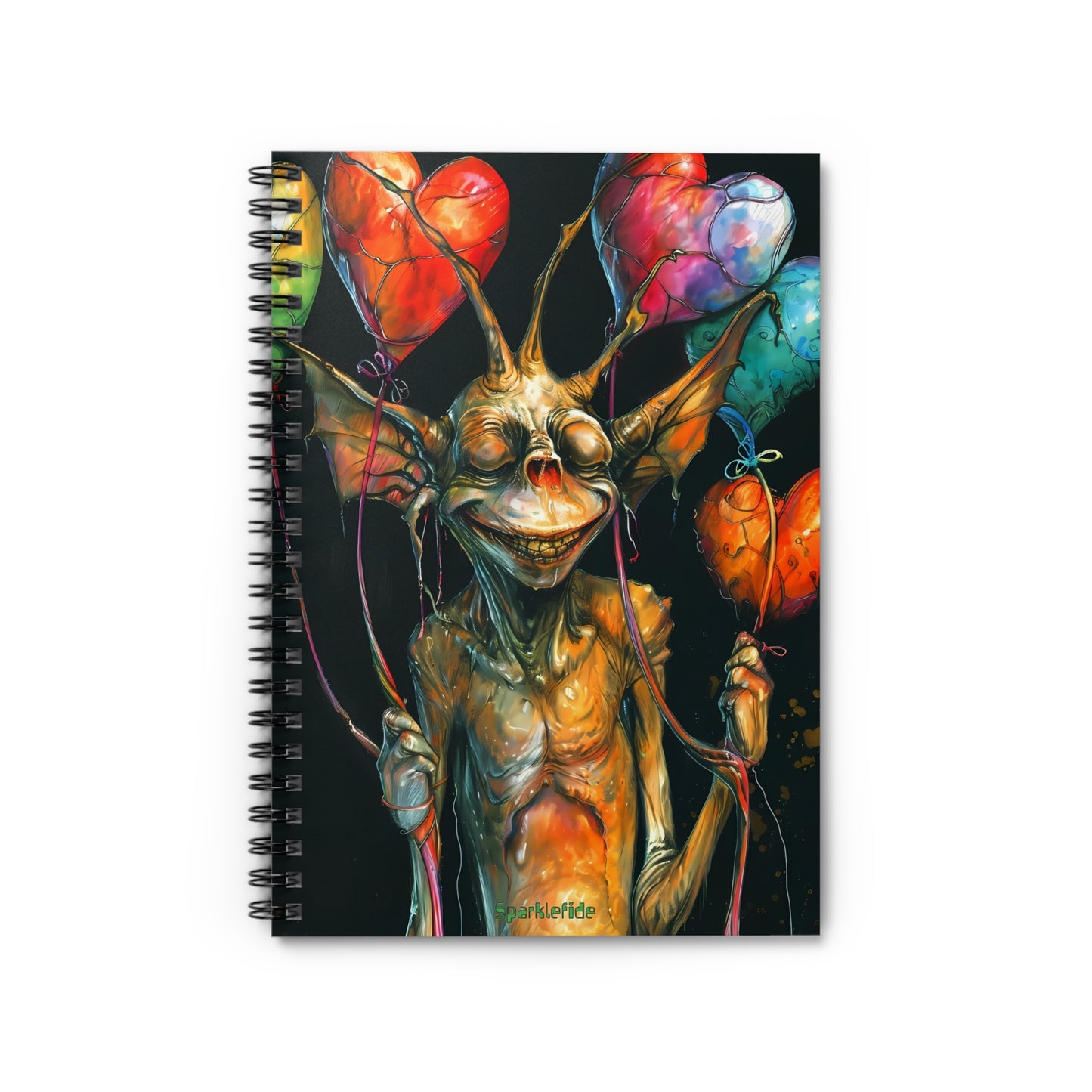 Bassin Bristlecone Brook-banshee Notebook, Spiral Notebook,  Vision Notebook