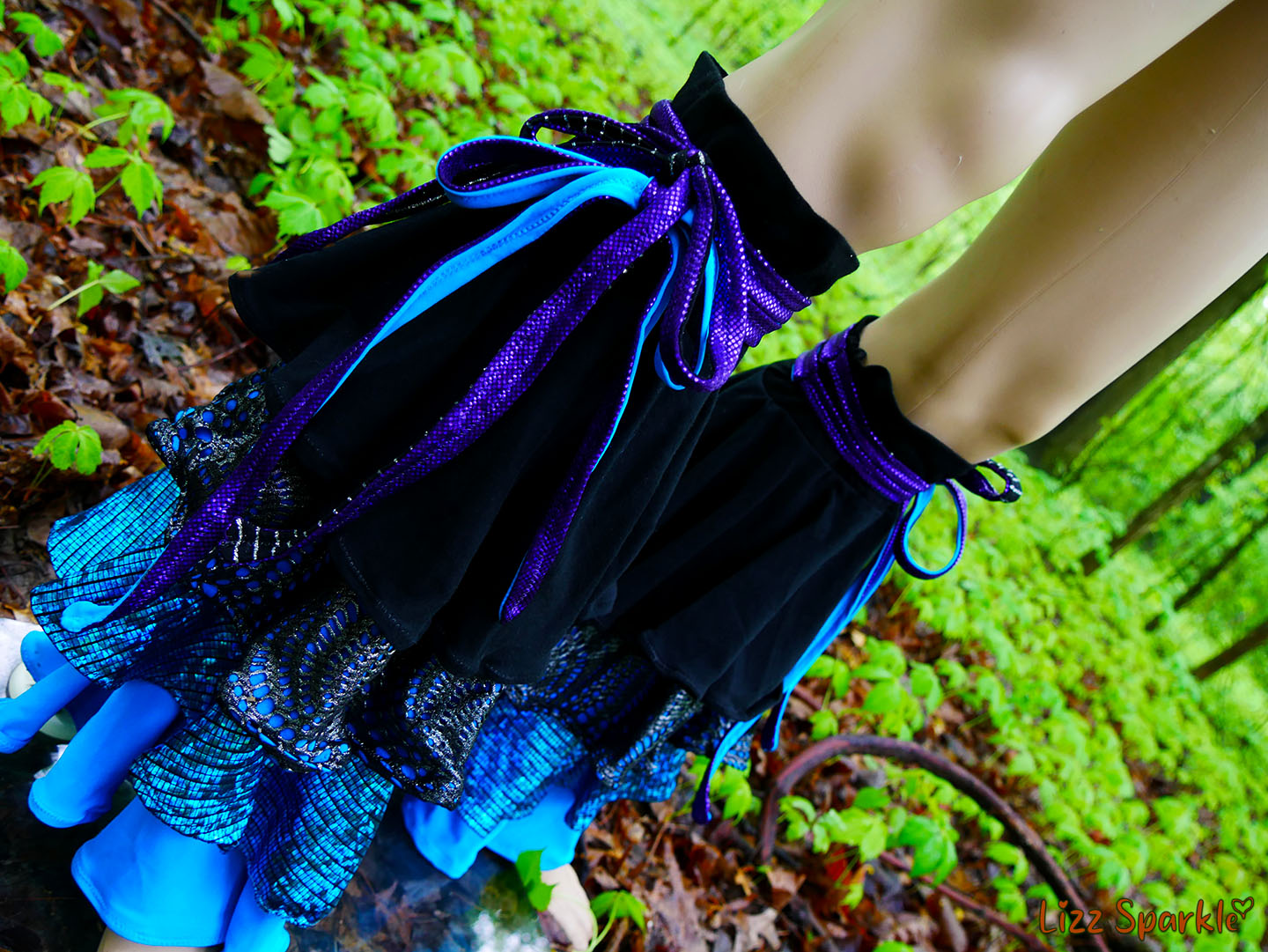 Midnight Fairy Skate and Shoe Covers.