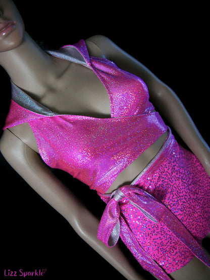 Candy Reversable Wrap Top