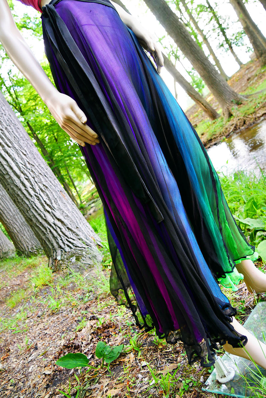 Infinity Flow Silk Skirt