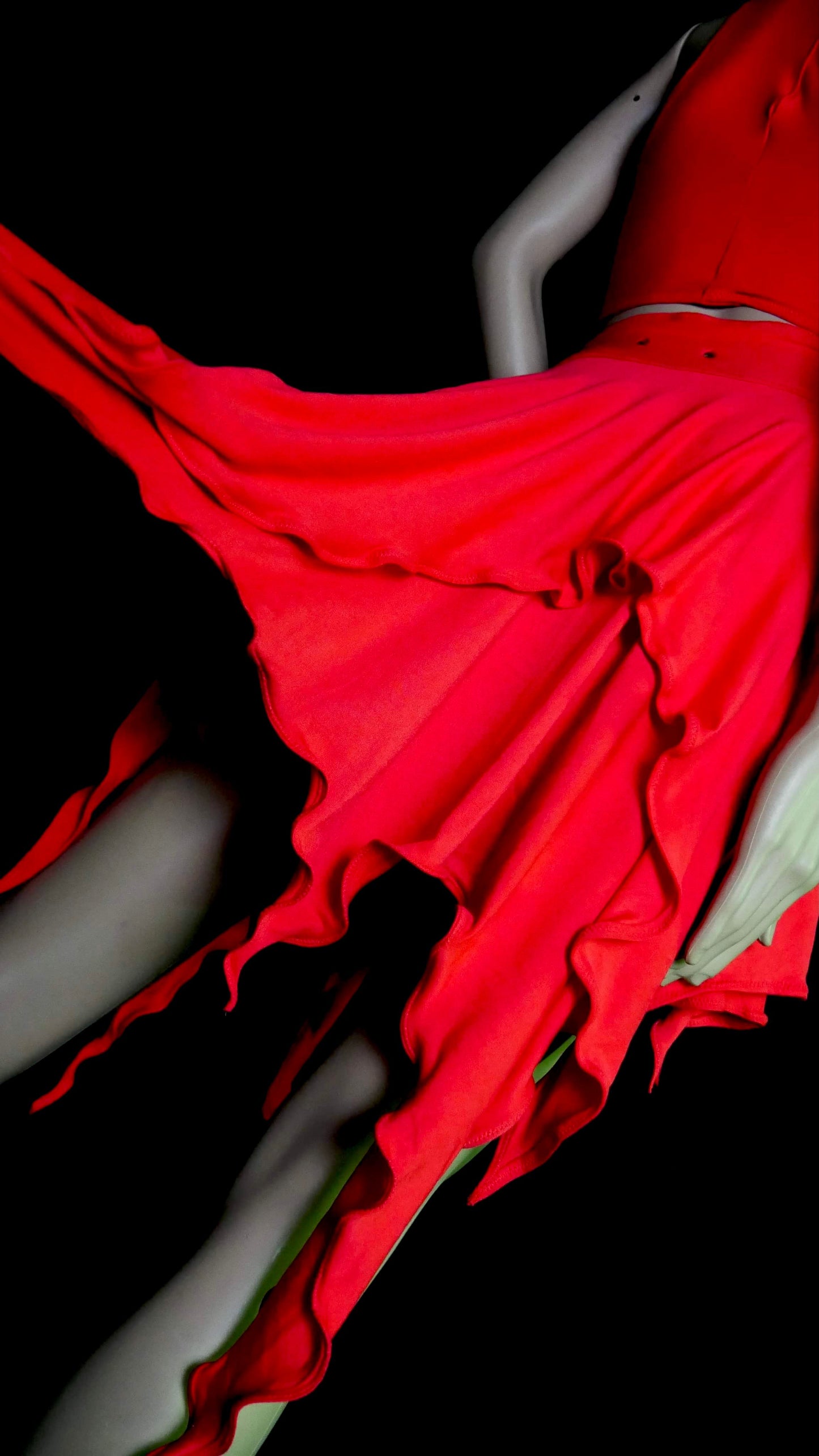 Enchanted Coral Fairy Bamboo Skirt