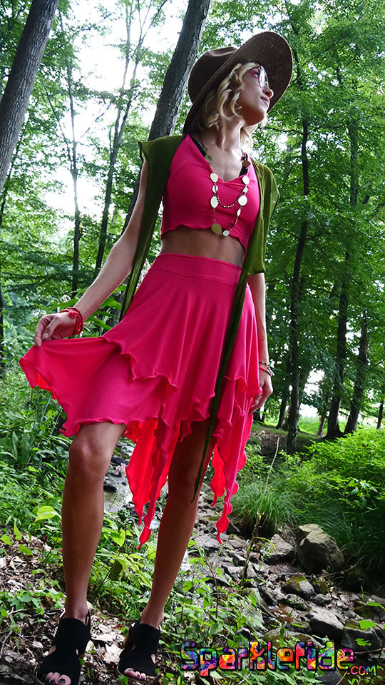 Pink Enchanted Bamboo Fairy Skirt