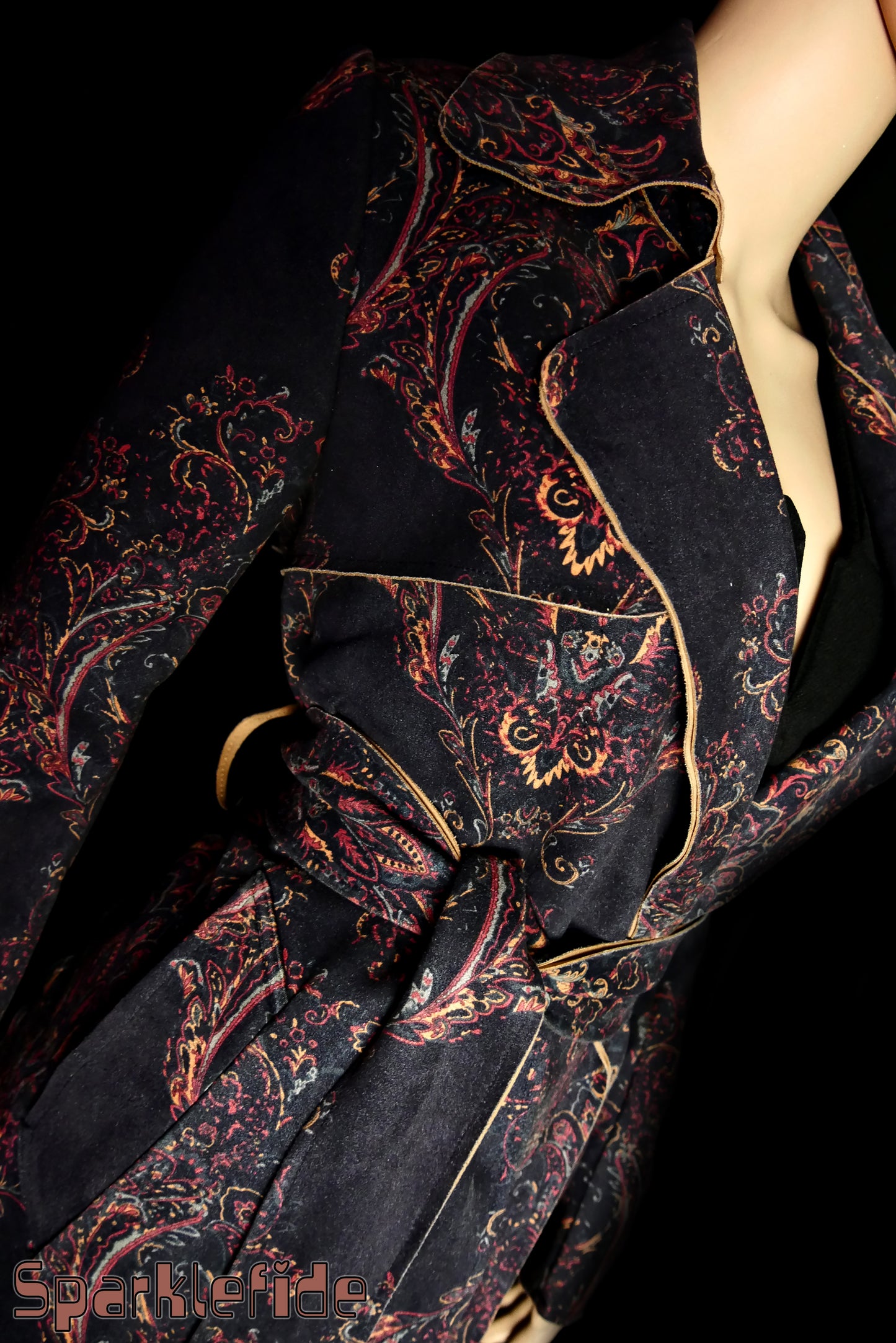 Detailed High-Quality Fake Suede Jacket