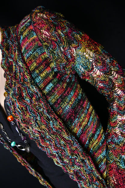 Knitted Rainbow Sweater