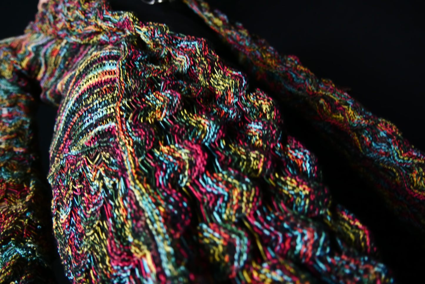 Knitted Rainbow Sweater
