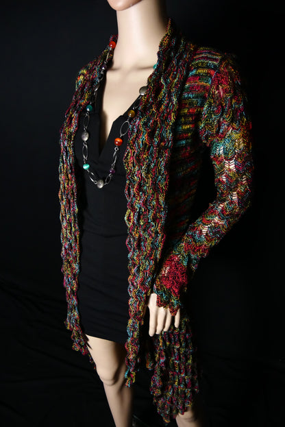 Knitted Rainbow Sweater