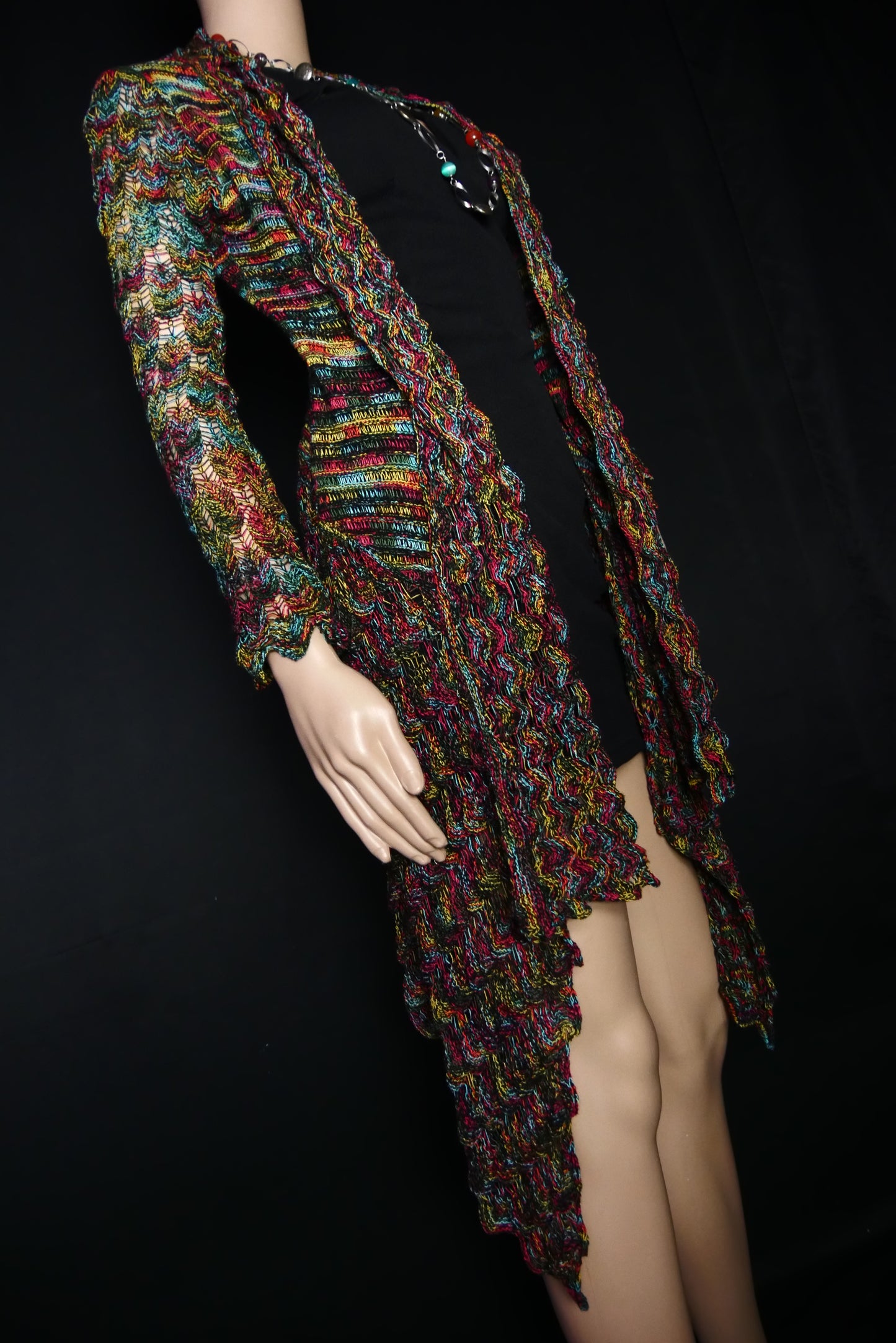 Knitted Rainbow Sweater